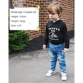thumbnail image 4 of CARETOO Baby Boy Clothes, Long Sleeve Printing Hoodie with Jeans Pants Outfits Set Size 4-5T, 4 of 6