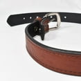 thumbnail image 2 of Boston Leather Men's Full Grain Bison Leather 1.5" Jean Belt, 2 of 2
