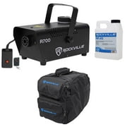 Rockville R700 Fog/Smoke Machine w/ Remote + Fluid Quick Heatup + Carry Bag