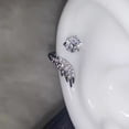 thumbnail image 6 of Stylish Rhinestones Embellished Wing Ear Bone Nails For Women Elegant Crystal Cartilage Studs Earring Trendy Jewelry, 6 of 8