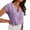 Pink, variant on Women Ice Silk Tops Cap Sleeve Tee Shirts V-Neck Tunic Blouses Plain Basic Tee Loose Fitted Clothes Going Out Holiday Outfits Summer 2025