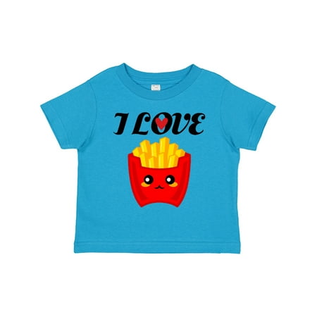 

Inktastic Fry Lover I Love French Fries Boys or Girls Toddler T-Shirt