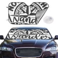 thumbnail image 2 of Haiem Not All Who Wander Are Lost2 Car Windshield Sun Shade - Blocks UV Rays Sun Visor Protector, Sunshade to Keep Your Vehicle Cool, Universal Fit SUV Van Sedan-Medium, 2 of 7
