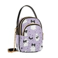 thumbnail image 2 of Women's Crossbody Handbags Shoulder Handbag Multi Pocket Crossbody Bag Ghost with A Bow Tie, 2 of 7