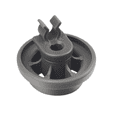 thumbnail image 3 of Scaroo 4581DD3003B Lower Dishrack Roller For  LG Replace AH3523051 4-PACK, 3 of 4