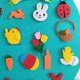 thumbnail image 2 of Bonitos abalorios de conejito de fieltro DIY, juego plegable casero para niños, regalo, decoración de fiesta de cumpleaños Wdftyju Libre de BPA, 2 of 3