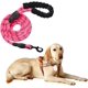 thumbnail image 1 of Correa para perros de nailon reflectante, negra, ajustable, resistente y de alta calidad, de 150 cm, para perros grandes o medianos, ideal para correr, trotar y hacer senderismo (rosa)., 1 of 5