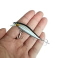 thumbnail image 2 of 2PC Minnow 4.3g Artificial Fishing Lure In Plastic With 3D Eyes Magnetic, 2 of 9