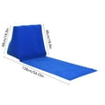 thumbnail image 3 of Leodye 1PCS Foldable Beach Cushion Inflatable Lounger Flocking Fabric for Beach Camping and Backyard Use -54.33x18.9x18.9in, 3 of 6
