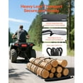 thumbnail image 6 of Heavy-Duty 90x46 Inch Yard Drag Sled, 1500lb Capacity HDPE Utility Sled with Towing Ropes & Pull Cables, for Firewood Transport, Ice Fishing, and Game Hauling, Compatible with ATV, UTV, Tracto, 6 of 11