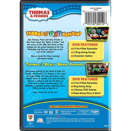 Thomas & Friends: Thomas and the Toy Workshop / Thomas & the Really Brave Engines & Other Adventures (DVD)