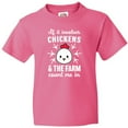 thumbnail image 3 of Inktastic If It Involves Chickens & The Farm Count me in Youth T-Shirt, 3 of 5