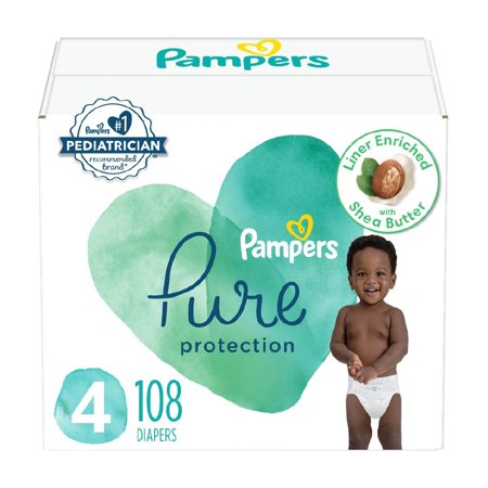Pure Protection Diapers Enormous Pack - Size 4 - 108ct