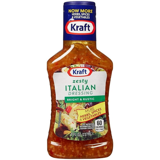 Kraft Zesty Italian Dressing 8 Ounces