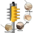 thumbnail image 3 of Router Glue Router Tenon Tenon Woodworking Tenon Woodworking Router Tools (Cutting Edge Length : 8mm Shanks), 3 of 4