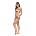thumbnail image 4 of Body Glove Swimwear Surface May Scoop Bikini Top, Removable Soft Cups, Peekaboo And Front Bow Detail, 4 of 5