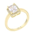 thumbnail image 1 of Womens Mariane 2 CT Cubic Zirconia 14K Gold Classic Ring - Size 9, 1 of 1