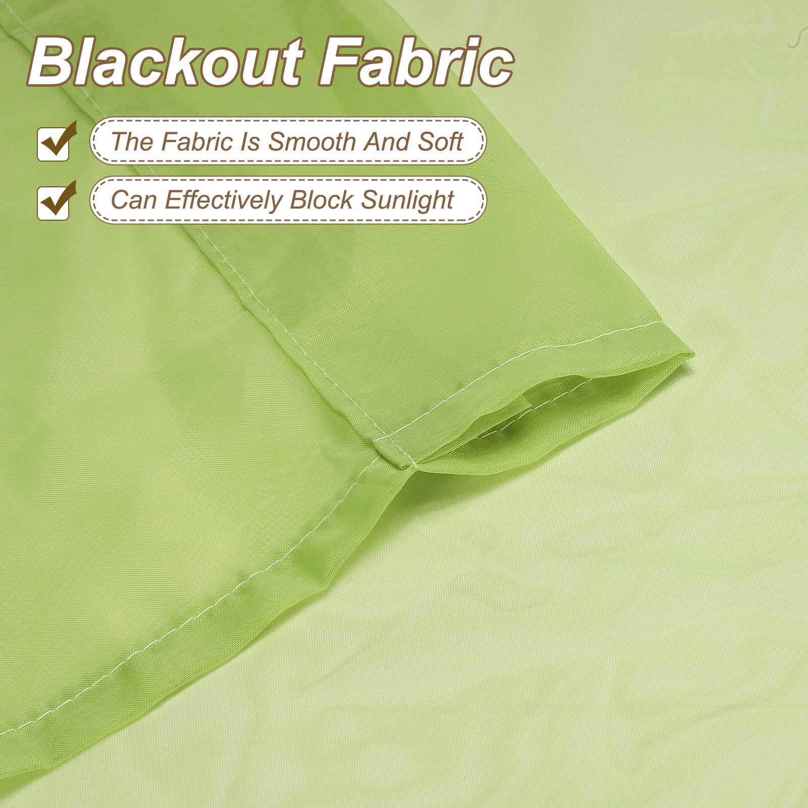 Uxcell 2Pcs Window Valance, 51x24 Inch Beaded Triangle Sheer Valance Curtains Small Short Light Filtering Sheer for Windows Bedroom Bathroom Living Room Kitchen, Green