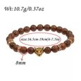 thumbnail image 4 of HOOUN Fashion Men's 8MM Multilayer Wooden Beaded Elasticity Charm Women's Bracelets-74, 4 of 4