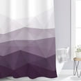 thumbnail image 5 of Designer Extra Long Shower Curtain, Popular Shower Curtain, Ombre Purple Fabric Shower Curtains for Bathroom Decor, Contemporary Bathroom Curtains, 5 of 5