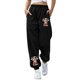thumbnail image 3 of Gibobby pantalones cargo Pantalones deportivos ajustados con estampado animal lindo navideño para mujer Pantalones cálidos（Gris， L), 3 of 4