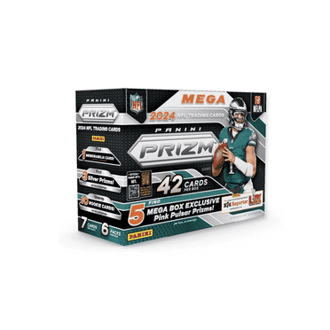 2024 Panini NFL Prizm Football Trading Card Mega Box