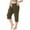 Green, variant on OSOLU Women Casual Pants Solid Color Sports Sweatpants Multicolor Pants High Waist Stretch Calf Length Trousers Daily Relaxed Fit Breathable Bottoms