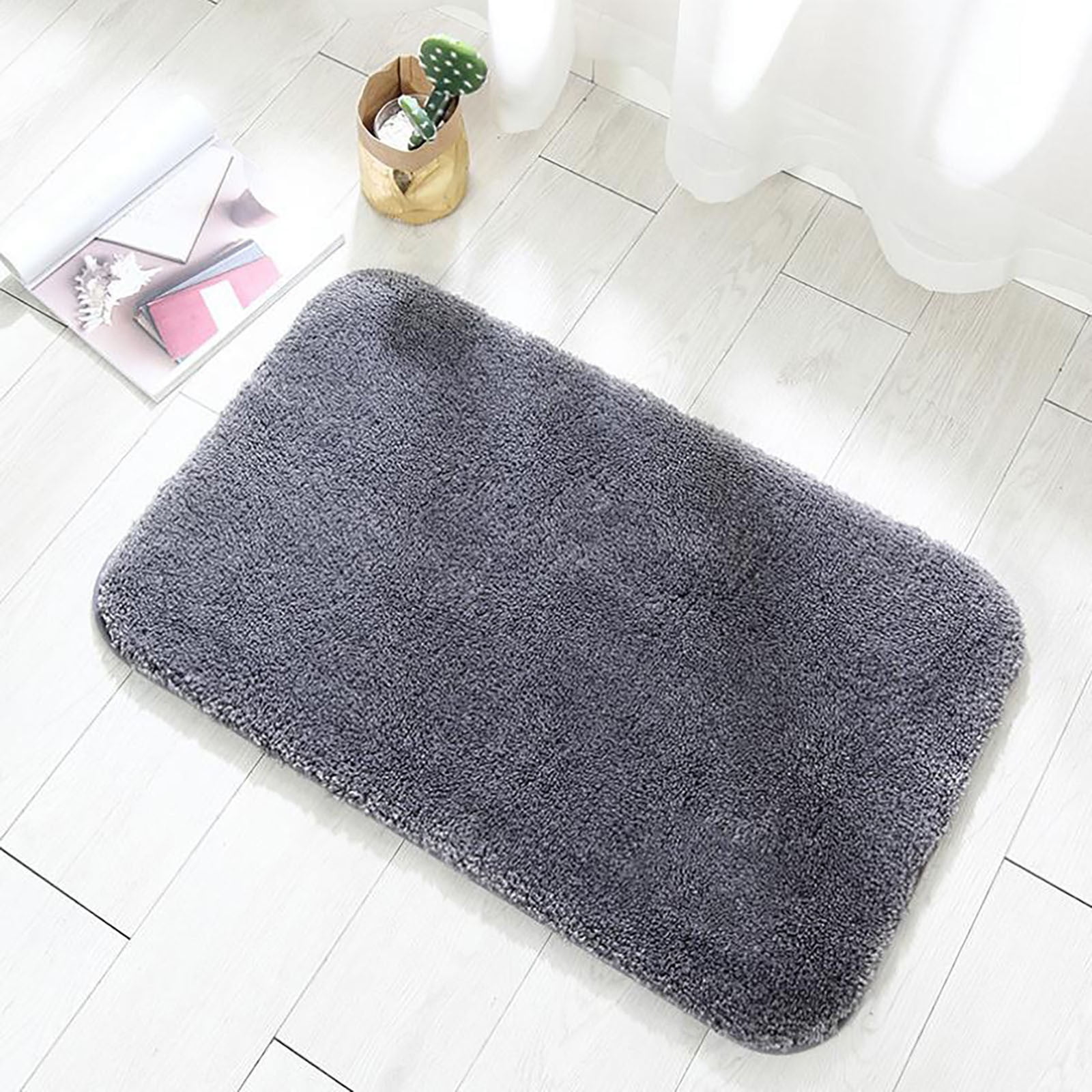 Agiferg Épaissi Tapis de Salle de Bain Machine Lavable Tapis de