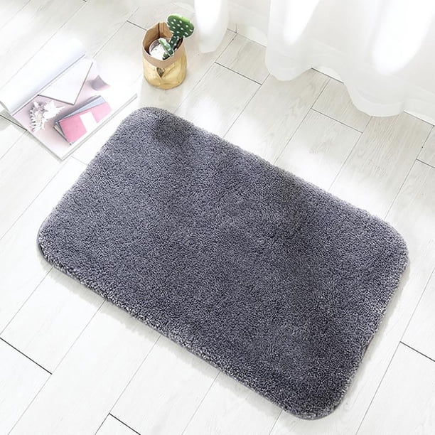 Xihbxyly Ofertas de Artículos en Liquidación y Menos de 10 Dólares Alfombrilla de baño gruesa, lavable a máquina, absorbente y antideslizante