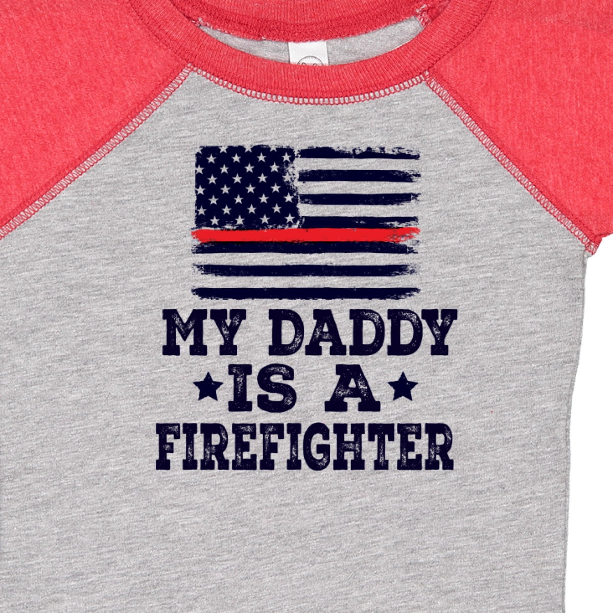 Inktastic Fireman Daddy is a Firefighter Boys or Girls Baby Bodysuit