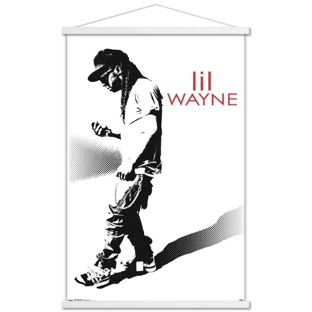 Lil Wayne - Hustle Wall Poster, 14.725" x 22.375" Framed