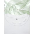 thumbnail image 3 of 2nd Grade Squad Print 100% Cotton Round Neck T-Shirt for Girls - Casual, Sporty, Summer Top with Apple ”Pencil Design, Lightweight“ Breathable, Casual Summer Top | Comfortable Fit, Girls' T Shirts, 3 of 7