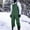 (Type-A)Green, variant on Coorders Men’s Snow Bib with Pockets, Outdoor Insulated Waterproof Overall Snow Pants, Big and Tall Blue, Size L