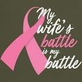 thumbnail image 3 of CafePress - My Wife's Battle Is My Battle Dark T Shirt - Men's Classic Graphic Cotton T-Shirt, 3 of 4