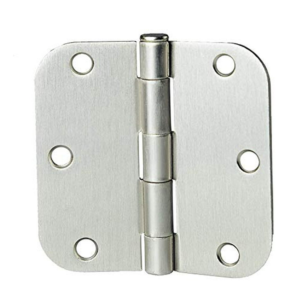 50 Pack of Door Hinges Satin Nickel 3 1/2 x 3 1/2 Inch Interior