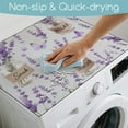 thumbnail image 3 of Washer Dryer Dust Cover Mat 23.6×19.7inch Butterfly Daisy Beautiful Washing Machine Top Protector Pads Non Slip Washing Machine Top Covers for Laundry Room Living Room Desk, 3 of 7