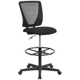 thumbnail image 1 of Scranton & Co Ergonomic Mid Back Mesh Swivel Drafting Stool in Black, 1 of 1