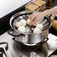 thumbnail image 4 of Steamer Basket Vegetable Steamer Stainless Steel Folding Expandable Steamer for Vegetable Steaming Food Steamer for Cooking Fit Various Size Pot, 4 of 7