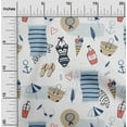 thumbnail image 2 of oneOone Silk Tabby White Fabric Summer Beach Diy Clothing Quilting Fabric Print Fabric By Yard 42 Inch Wide, 2 of 6