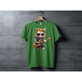 thumbnail image 6 of Cat Kitten Guitar Player T-Shirt Tee Shirt Men Ladies Unisex Youth Gift Idea Present Funny Guitarist Musician Music Rock Band Bandmate, 6 of 9