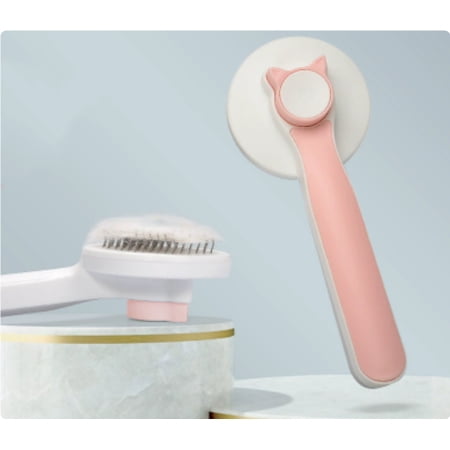 Pet Cat Grooming Comb - Double Sided Detangling & Deshedding Comb for Long Short Hair Cats Gentle Massage & Hairball Control