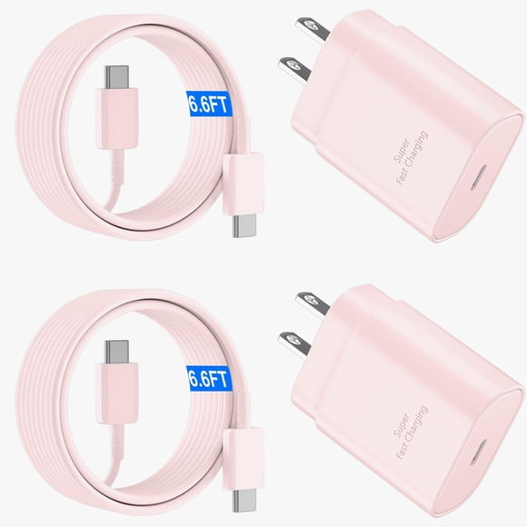 Cargador rápido USB C Ubearkk 25W para Samsung Galaxy S25/S24