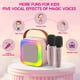 thumbnail image 2 of Máquina de karaoke SECULEAD Mini para niños con 2 micrófonos inalámbricos, color rosa, 2 of 6