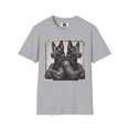 thumbnail image 3 of Muscle Twins Black German Shepherds Unisex Softstyle T-Shirt, 3 of 10