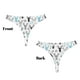 thumbnail image 3 of Fotbe Winter Art Blue and Black Moose Tanga Sin Costuras para Mujer con Estampado – Panties Invisibles, Transpirables y Cómodos para Uso Diario-3X-Large, 3 of 6