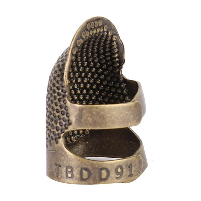 Tfiry 30 Pcs Sewing Thimble Finger Thimble Metal Sewing Protector for DIY Crafts(1918mm (30 Pcs)