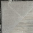 thumbnail image 3 of SAFAVIEH Layla Geometric Plush Shag Area Rug, Dark Grey/Ivory, 5'1" x 7'6", 3 of 5