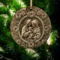 thumbnail image 2 of Nmdmisc Christmas Holy Relief Sculpture Style Ornament,Acrylic 2D Jesus Nativity Decorative Hanging Decoration,Christmas 2D Hanging Decoration for Christmas Party Scene Layout,3.15", 2 of 6