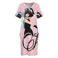 thumbnail image 4 of Audrey Hepburn - Vestido negro corto Vestido holgado con bolsillos vestidos de novia para mujer vestidos para ocasiones formales, 4 of 7