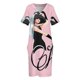 thumbnail image 4 of Audrey Hepburn - Vestido negro corto Vestido holgado con bolsillos vestidos de novia para mujer vestidos para ocasiones formales, 4 of 7
